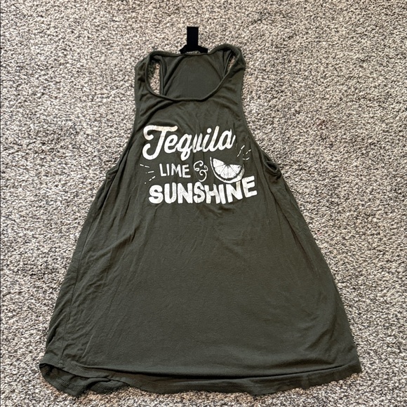 Tops - Tequila Lime Sunshine Women's Tank Top - Green